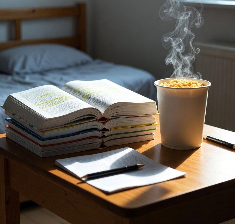 balancing food and learning used textbooks